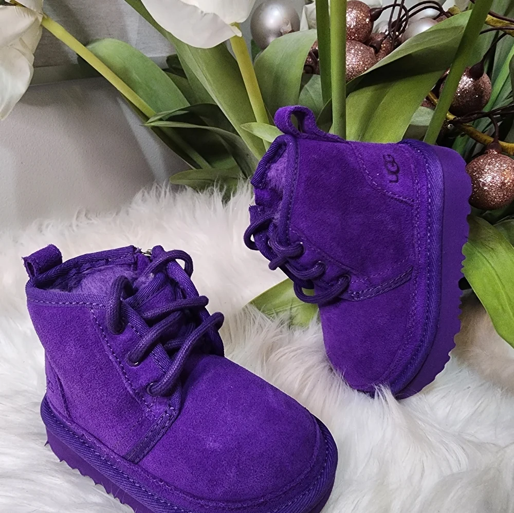 UGG Neumel "Mussel Shell" Preschool Girls' Boot new